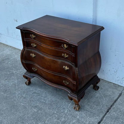 Vintage Nightstand Drawers With Gold Handles