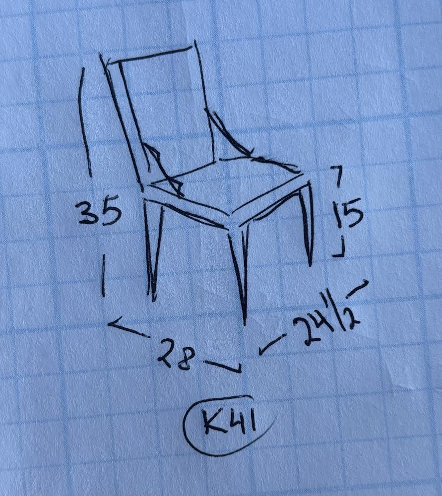Vintage Armchair striped