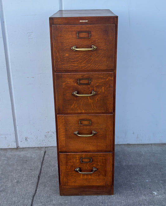 Wood file cabinet 4 drawer
