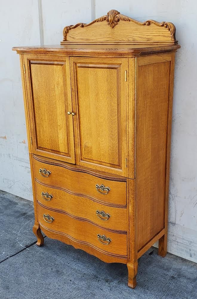 Armoire/tv cabinet/dresser light wood/honey