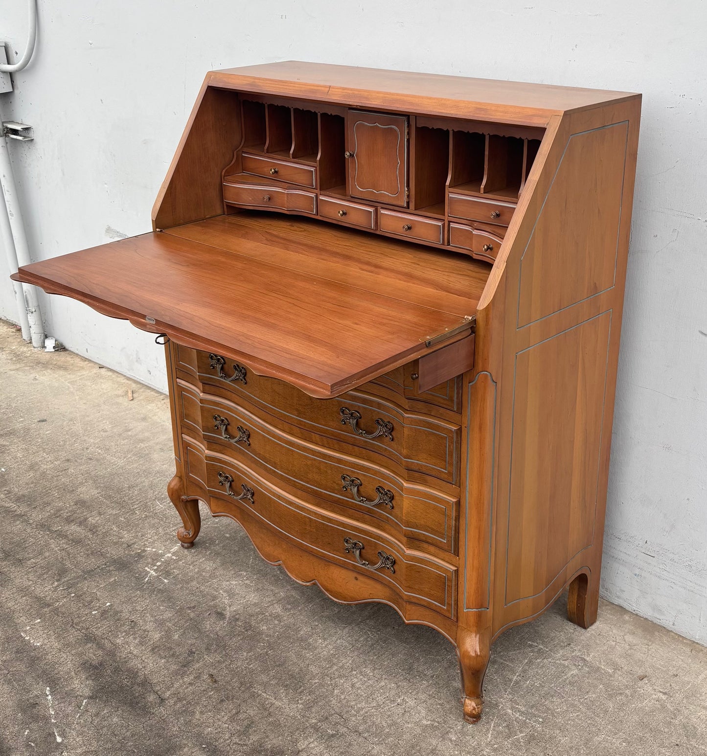 Antique/vintage Maddox secretary desk drop front