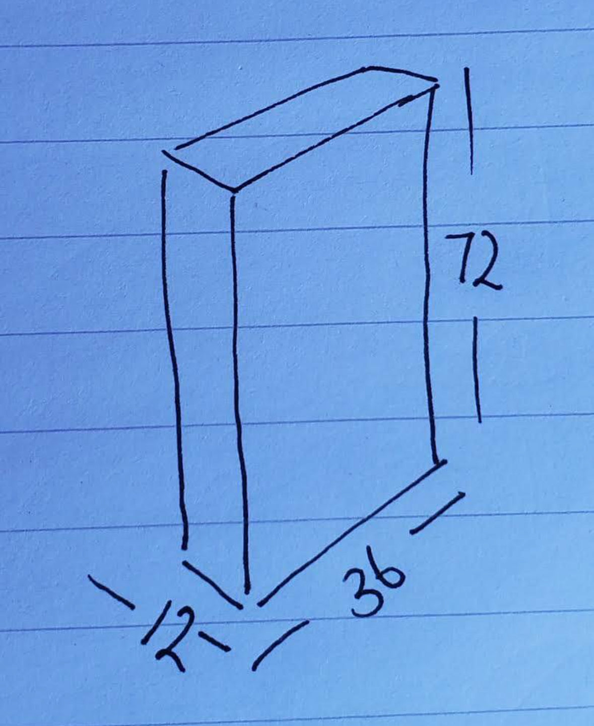tall bookcase/bookshelf