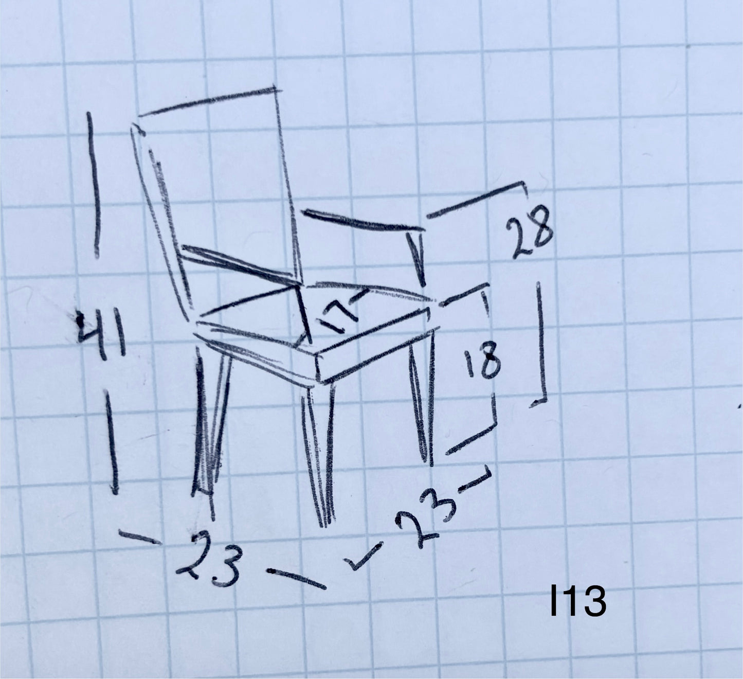 Country style 8 dining chairs dark wood
