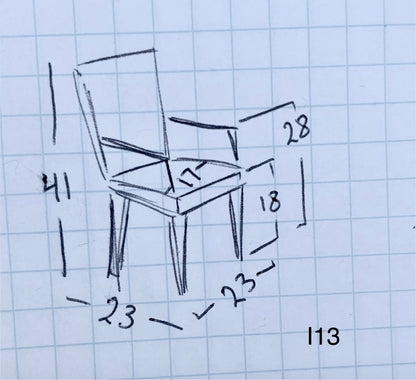 Country style 8 dining chairs dark wood