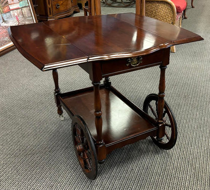 Vintage Mid Century Leaf Table Serving Trolley Bar Tea