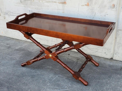 Bombay butler tray with stand table vintage