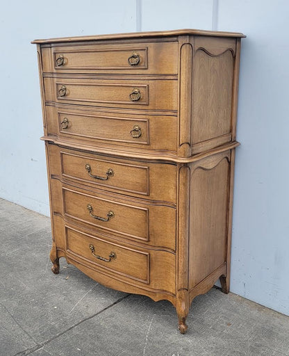 Highboy dresser/ chest of drawers French style vintage
