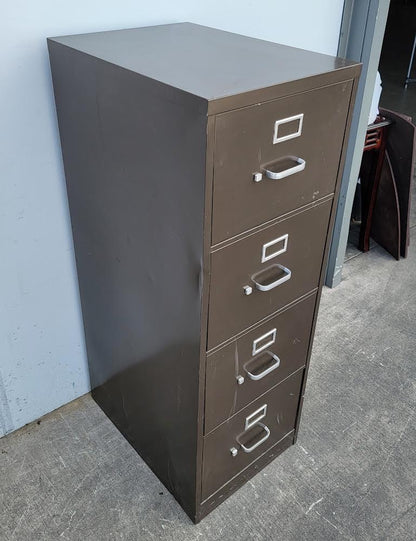 Black vertical file cabinet
