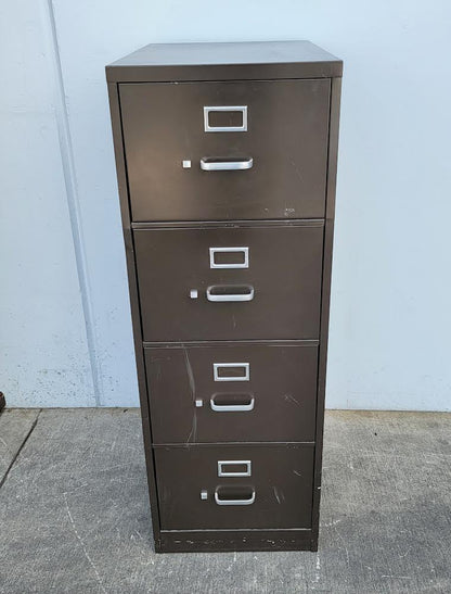 Black vertical file cabinet