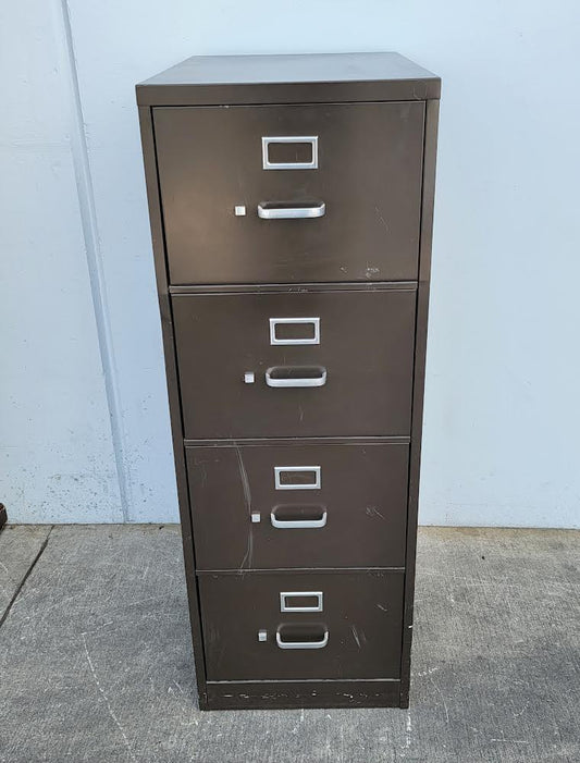 Black vertical file cabinet