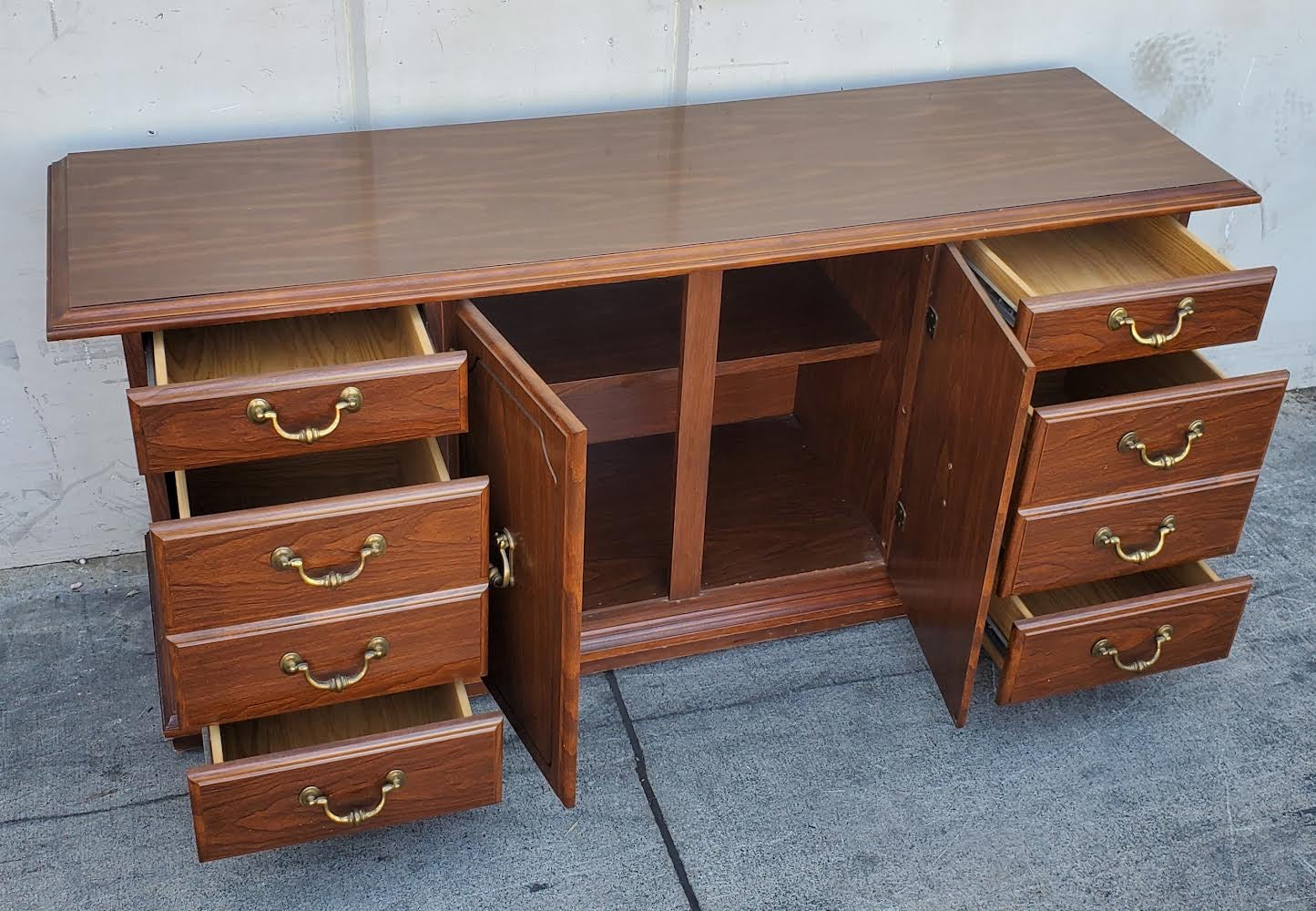 Buffet/sideboard/credenza dark wood