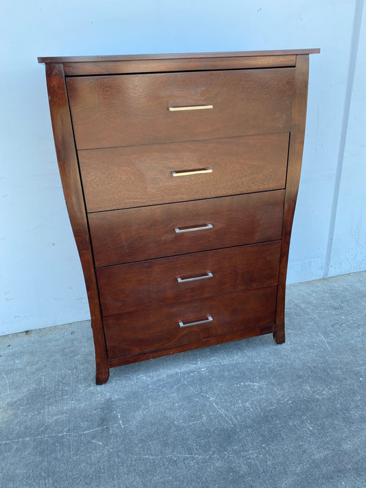 Dresser highboy/ chest of drawers dark wood
