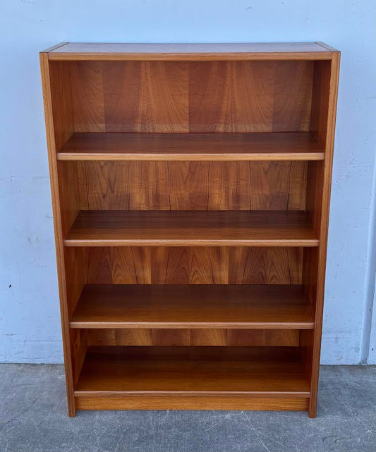 Mid Century Style Danish Modern Teak Bookcase Book Shelf Organizer made in Denmark