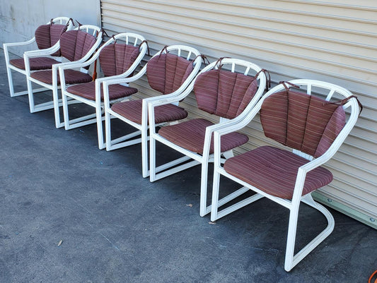 patio white armchairs (6)