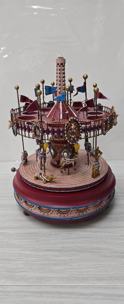 Calliope Carousel Music Box Vintage