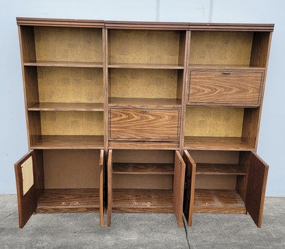 bookcases/ bookshelves cabinet wall unit vintage