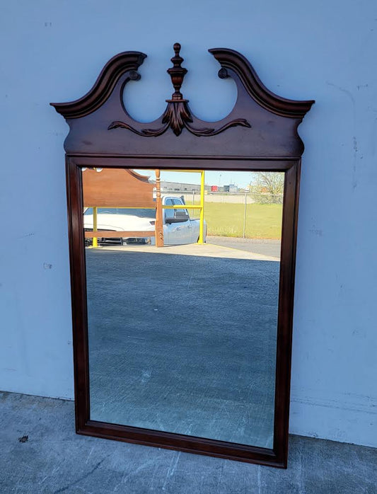Wall mirror mahogany antique/ vintage