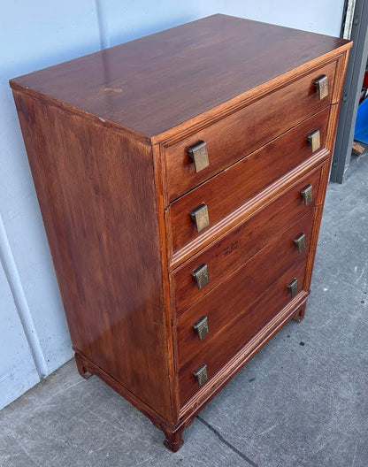 Five-Drawer Chests Mahogany Dresser
