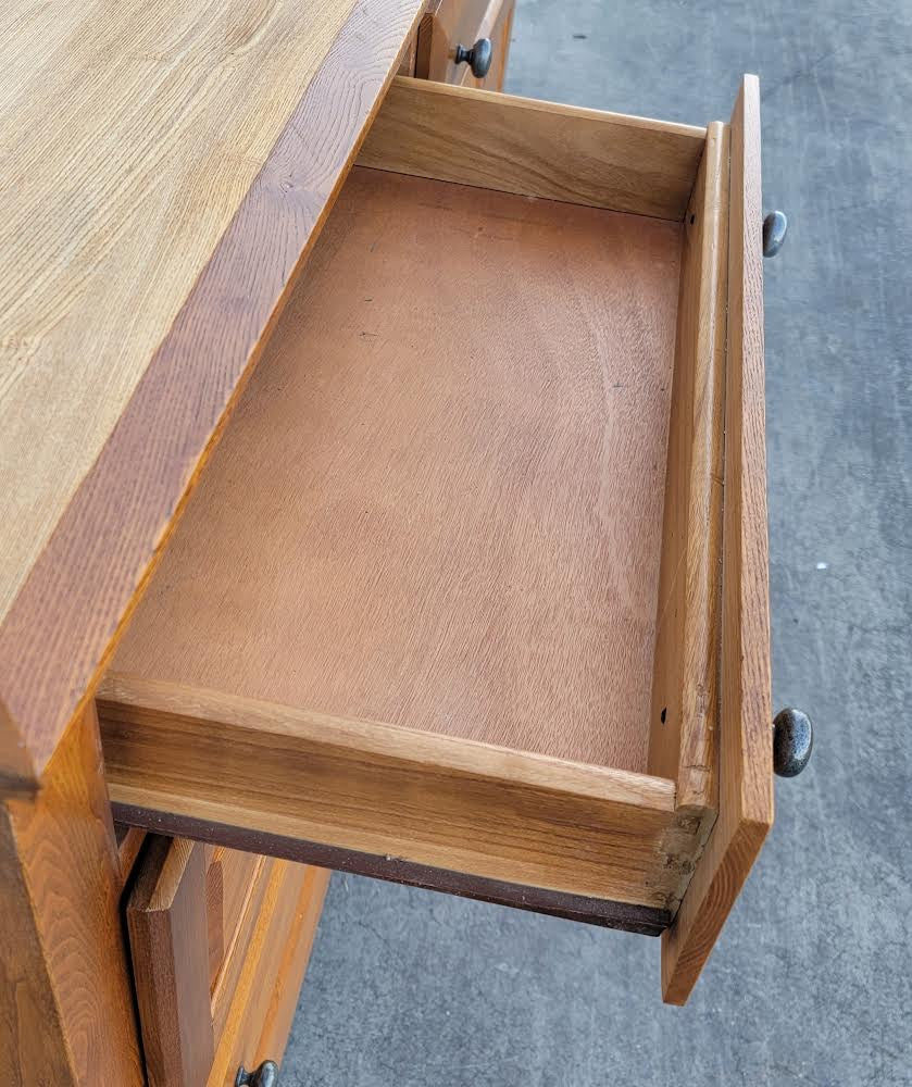 tradewins dresser with mirror lightwood