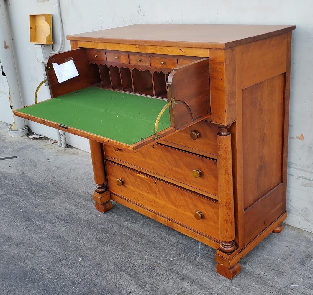 Secretary chest of drawers antique/vintage