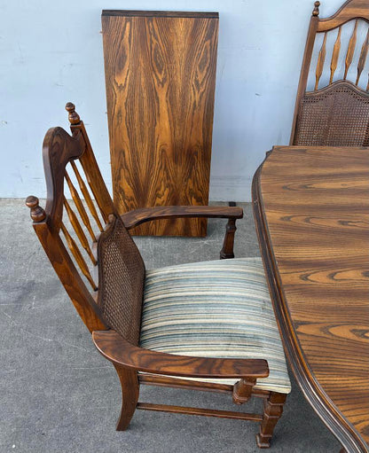 Antique Dining Table with 6 Chairs