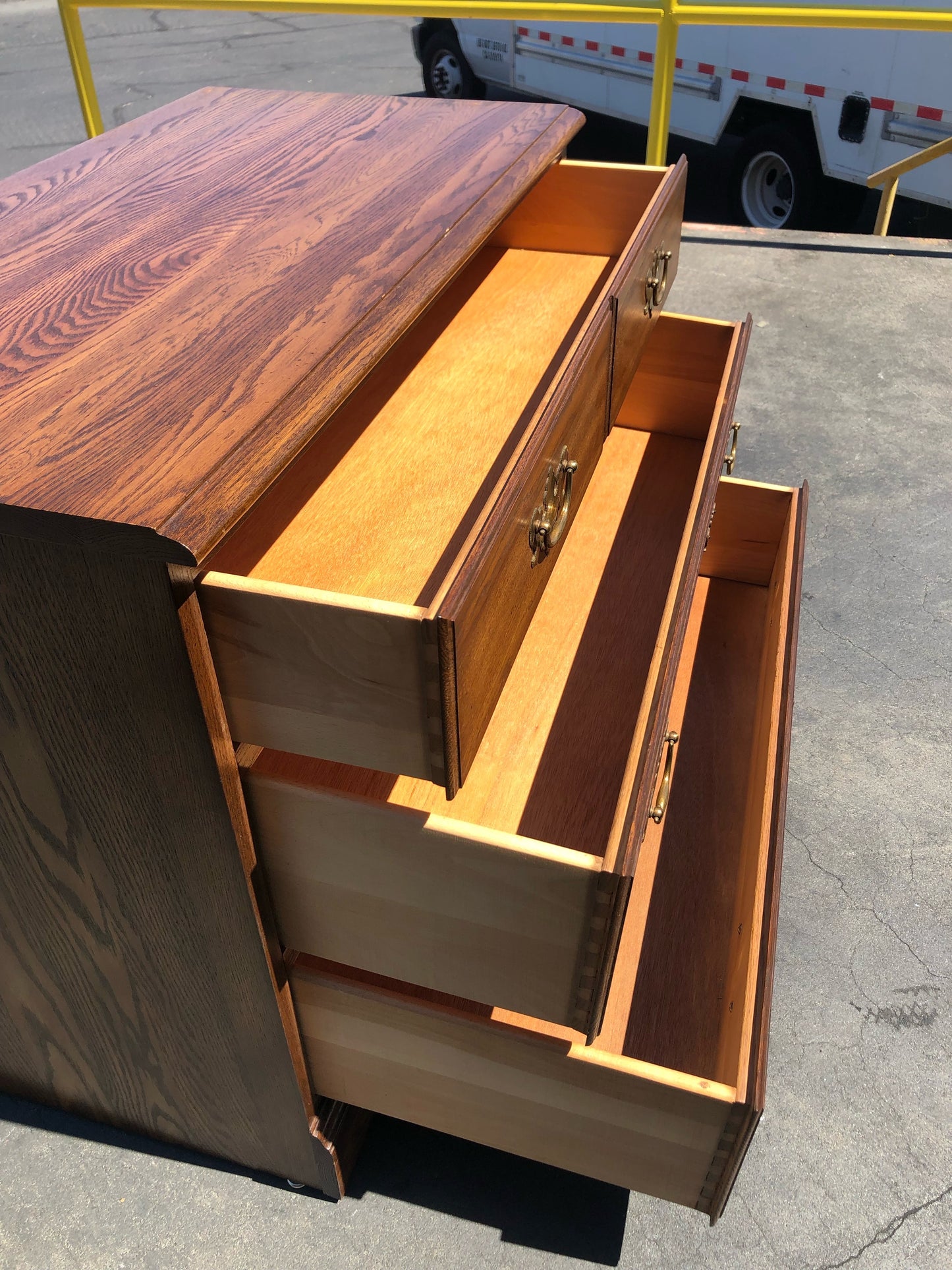 Pennsylvania house dresser/chest of drawers dark wood