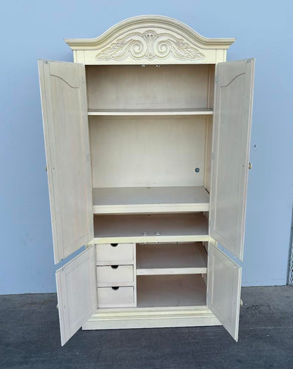 White Antique Armoire