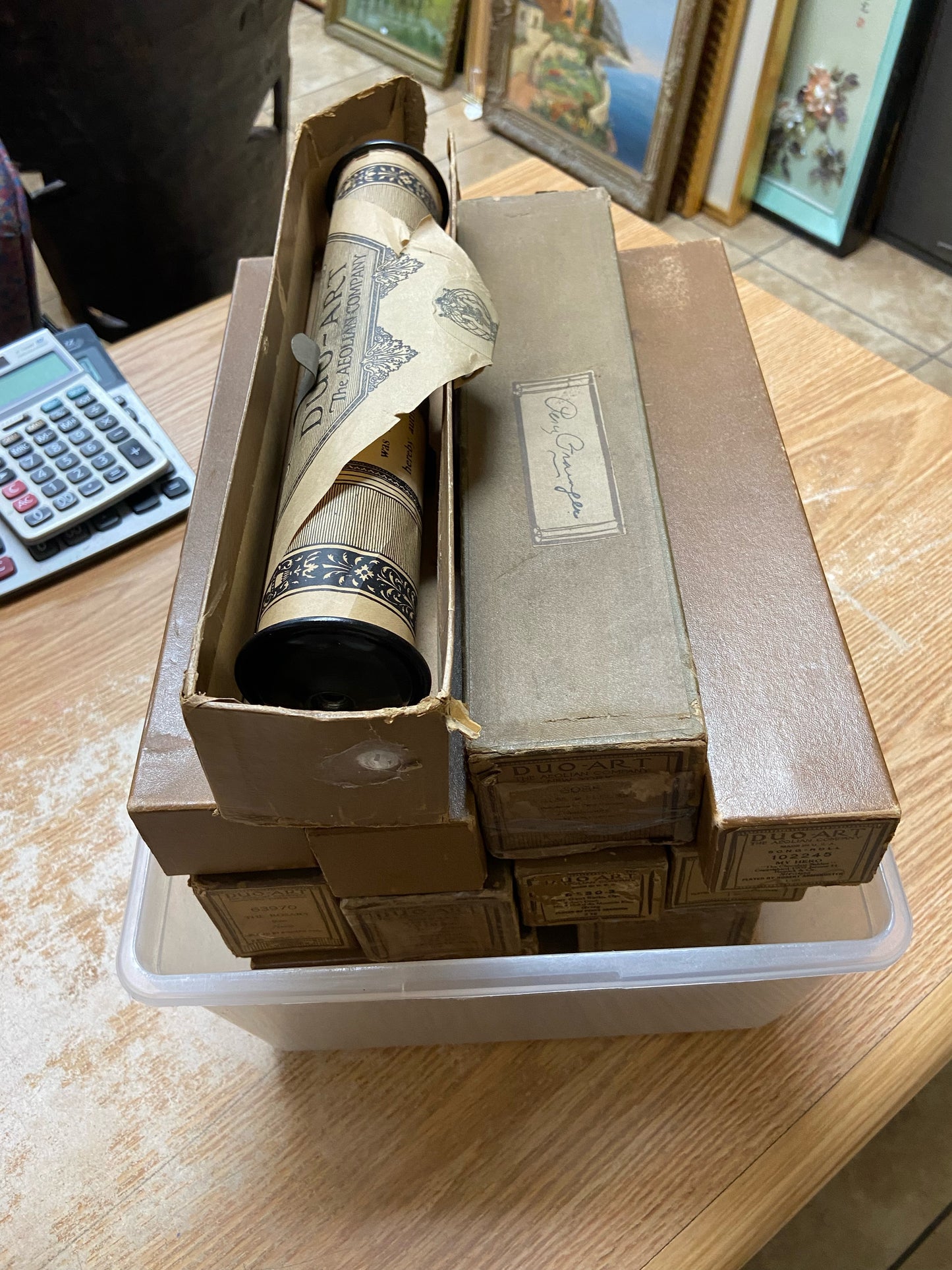 antique/vintage piano rolls (12 available)