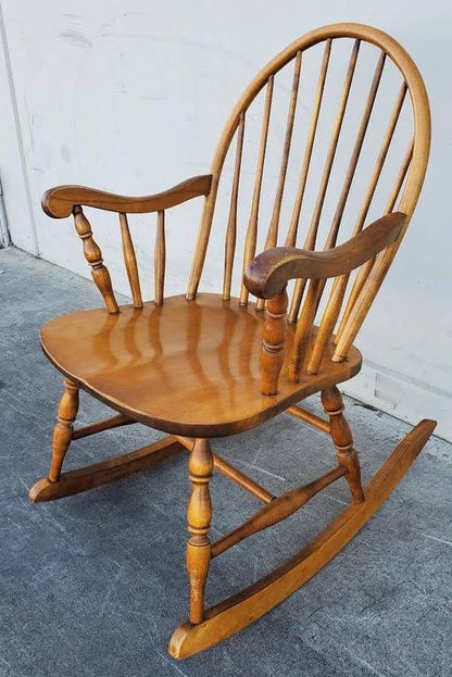 S.Bent&Bros rocking chair light wood