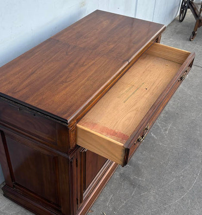 Antique Davis Cabinet Company Mahogany Server