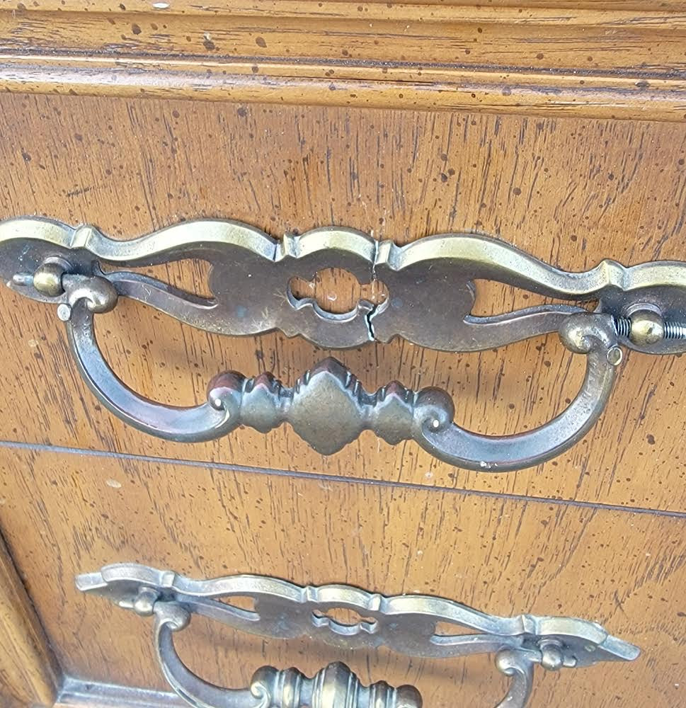 Broyhill antique/ vintage armoire/ wardrobe with wheels