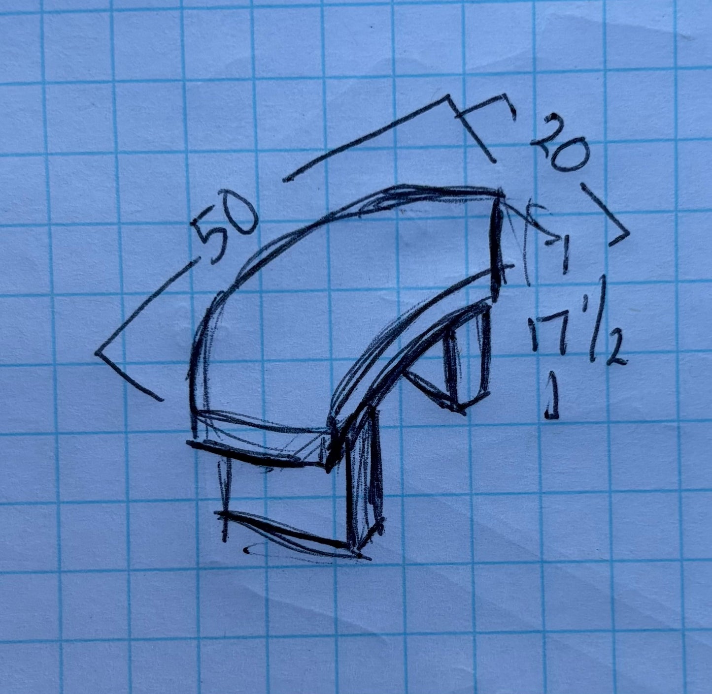 Outdoor/ patio bench