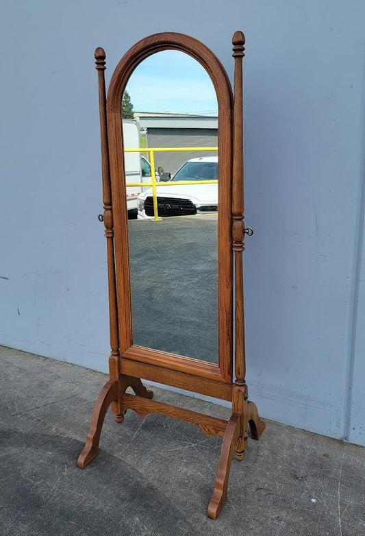Full length freestanding mirror