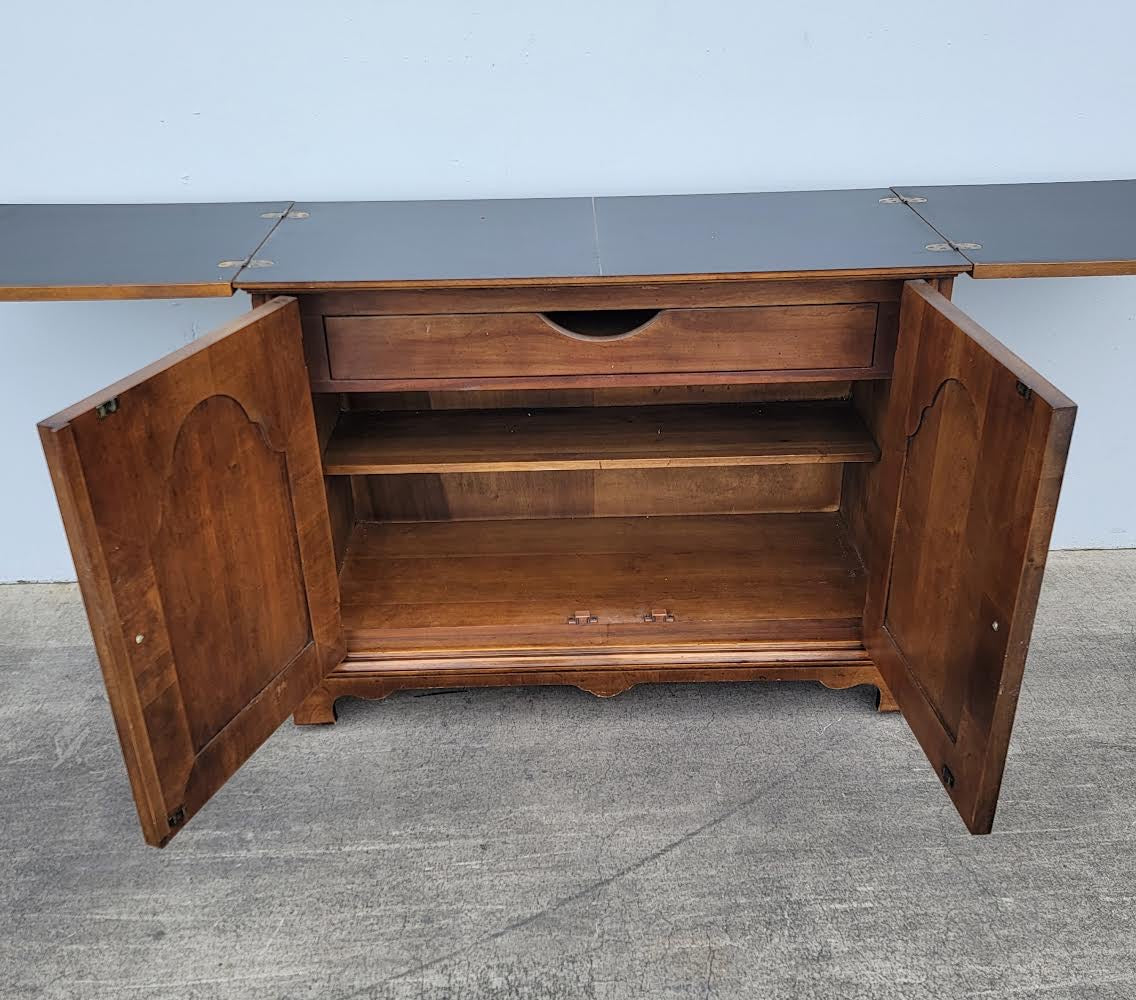 Century buffet/cabinet flip top server