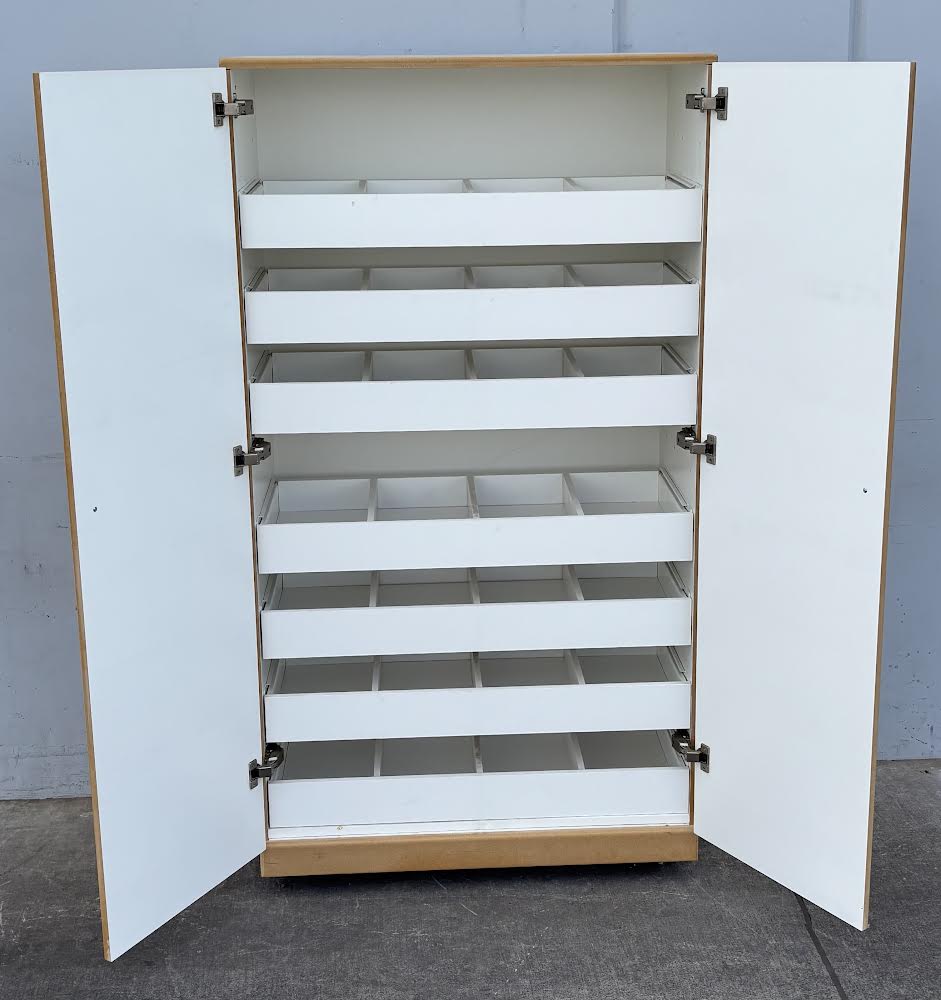 Vintage Wardrobe Hutch Tall Dresser Organizer