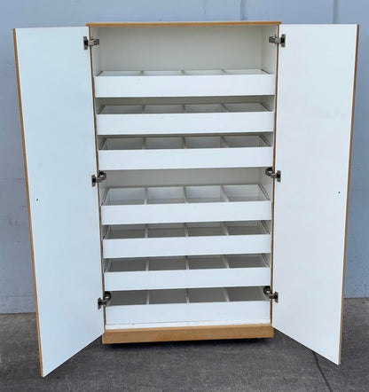 Vintage Wardrobe Hutch Tall Dresser Organizer