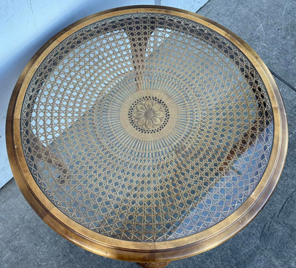 Vintage coffee table, Chippendale design, table living room, 60s, Germany