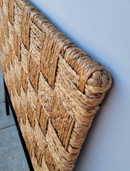 Wicker/rattan/cane twin size bed frame