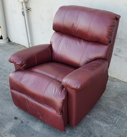 Mahogany recliner armchair