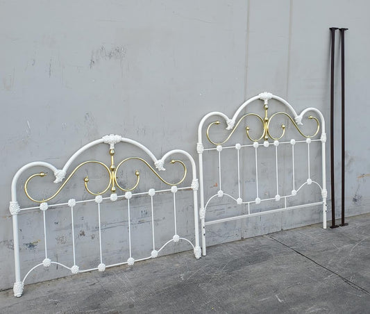 white bed frame queen size