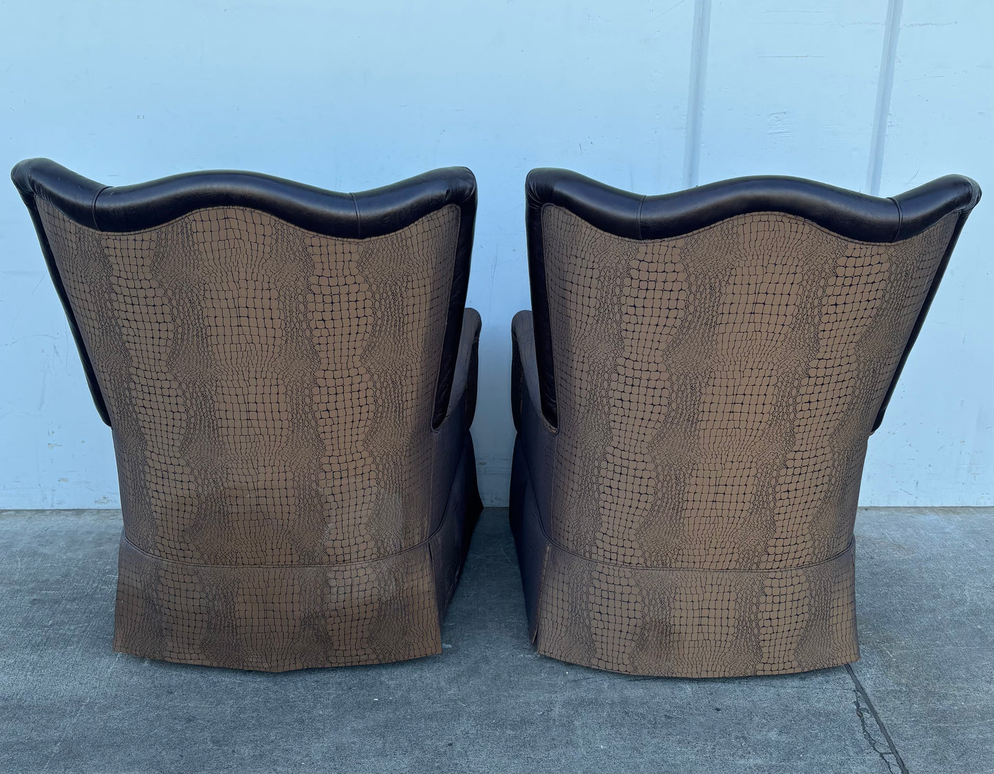 A. R. T. Brown armchairs