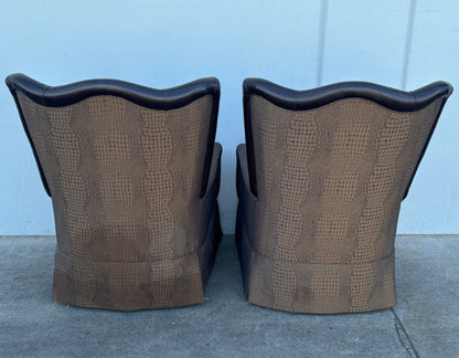 A. R. T. Brown armchairs
