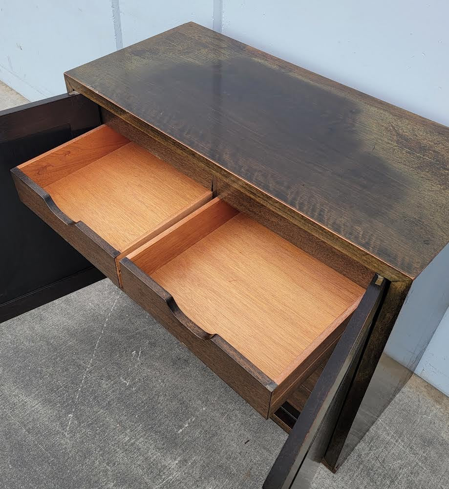 Antique/ vintage dark wood chest of drawers storage/ file / jewelry cabinet/ buffet