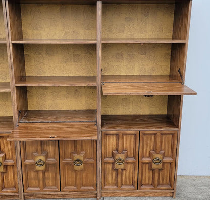 bookcases/ bookshelves cabinet wall unit vintage
