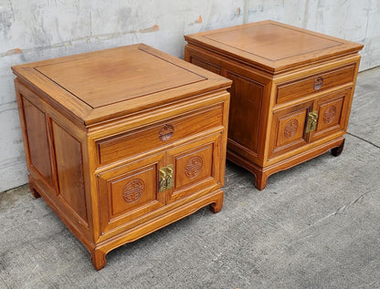 Asian nightstands/end/side tables (2)