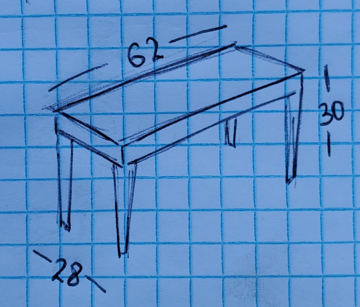 Console/sofa table/writing desk