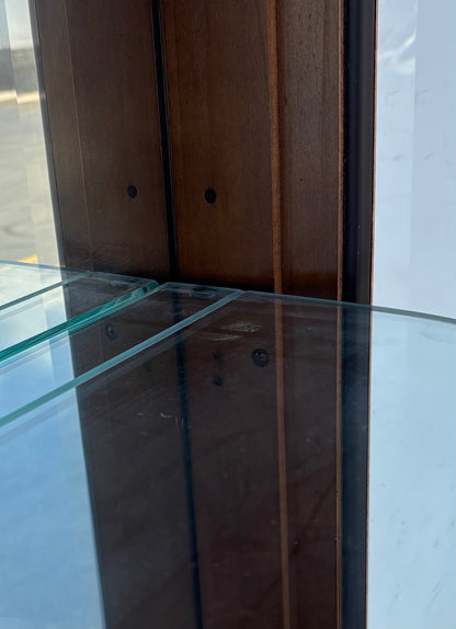 American of martinsville display cabinet lighted