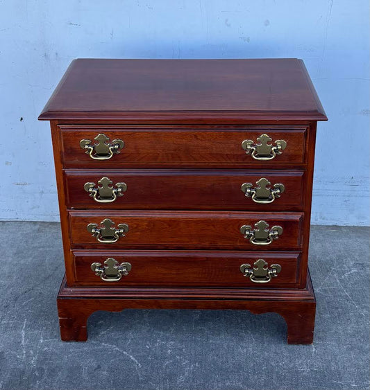 Cherry 4 Drawer Night Stand