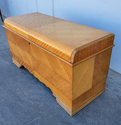 Light wood chest