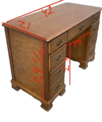 Office/writing desk vintage maple